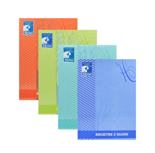 -REGISTRE 2 MAINS 21*29.7cm 5/5 -EL HILLAL