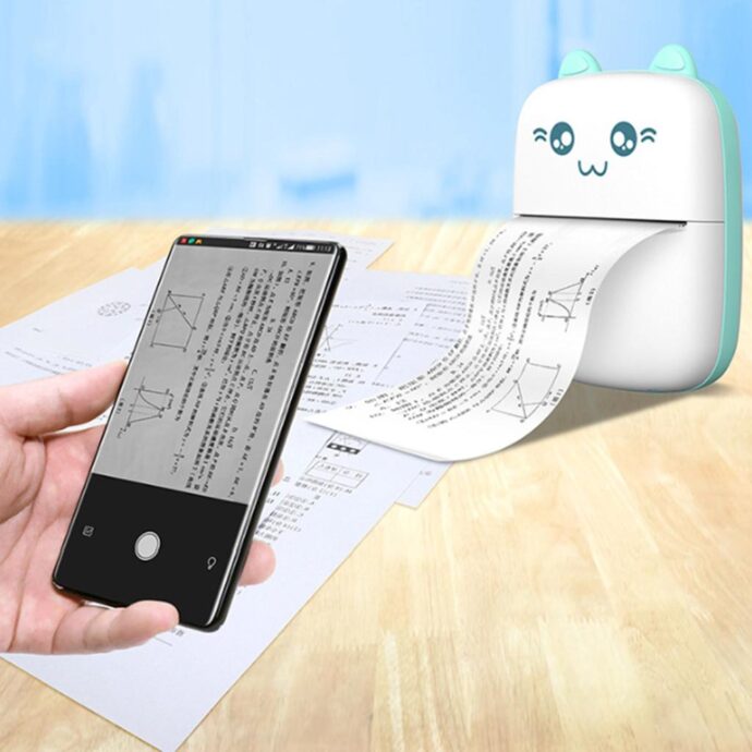 ⁦Mini Printer + 5 Rolls Paper Cadeaux⁩ - الصورة ⁦2⁩