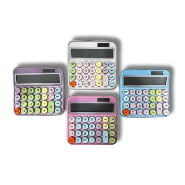 – CALCULATRICE DE BUREAU EN COULEUR – DEXIN